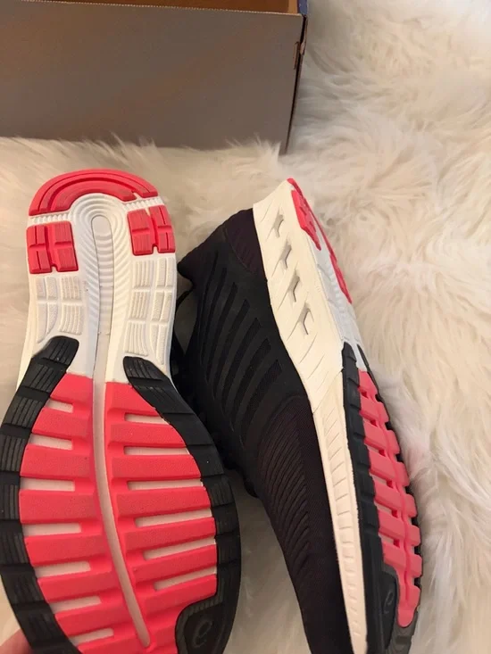 Asics Black Athletic Shoes with Pink Accents - Picture 6 of 7